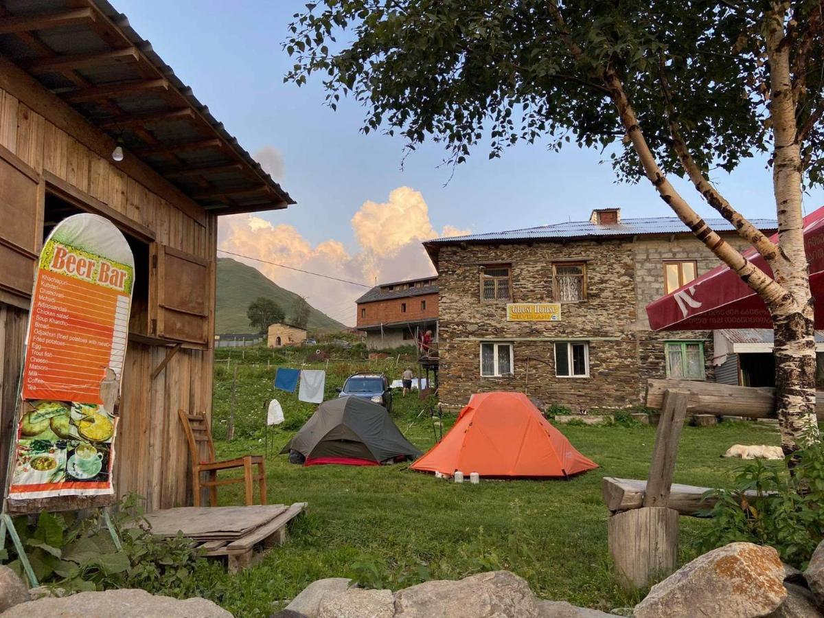 Chvibiani Guesthouse & Bar Ushguli Zewnętrze zdjęcie