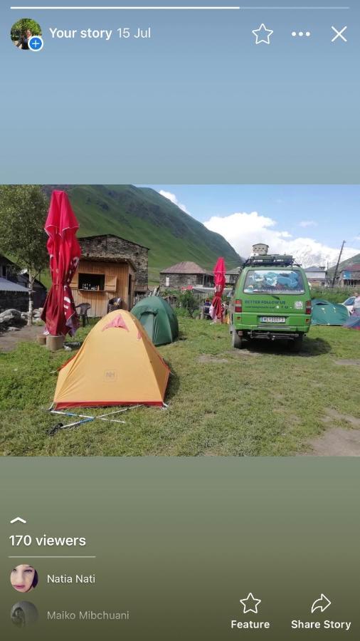 Chvibiani Guesthouse & Bar Ushguli Zewnętrze zdjęcie