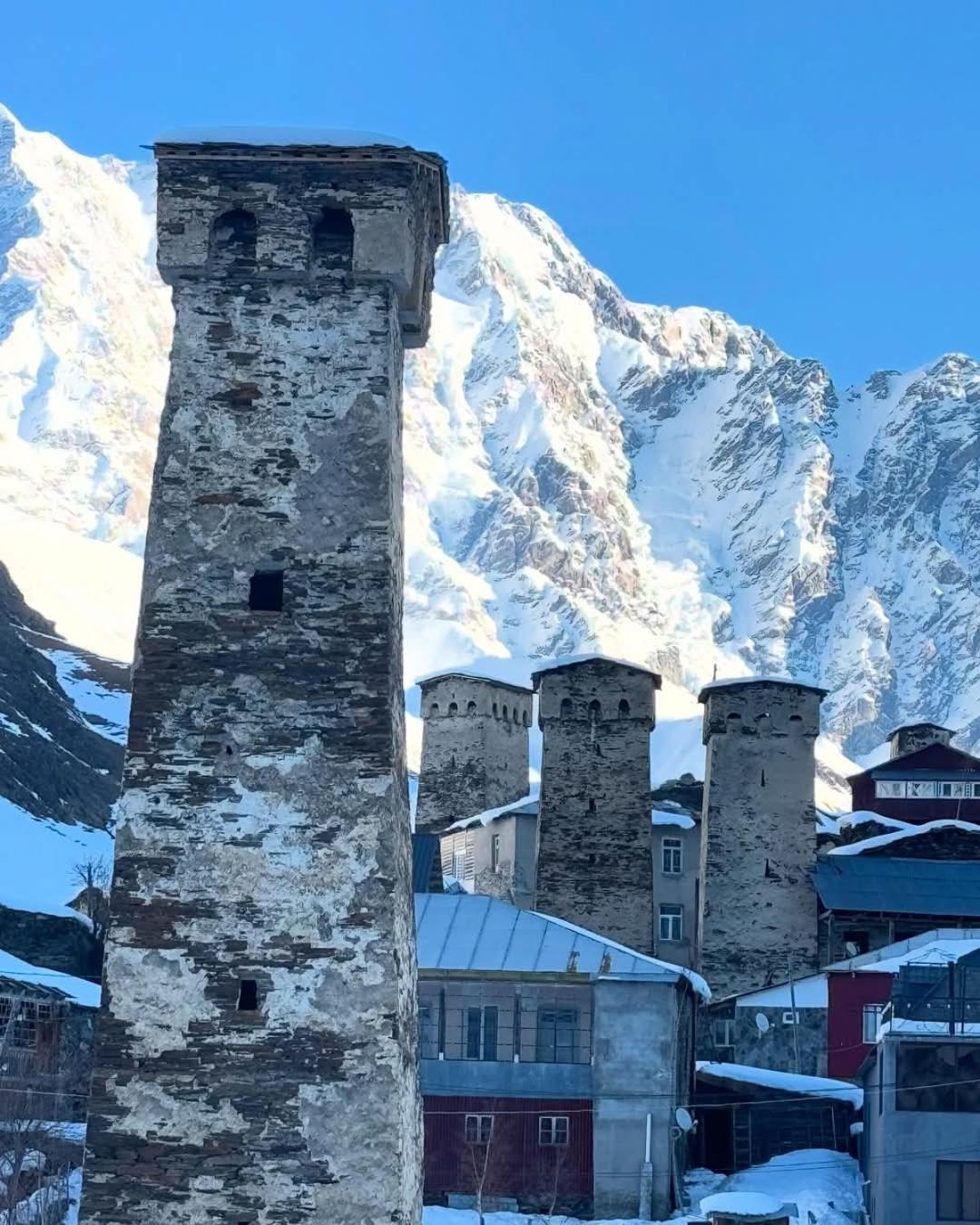 Chvibiani Guesthouse & Bar Ushguli Zewnętrze zdjęcie