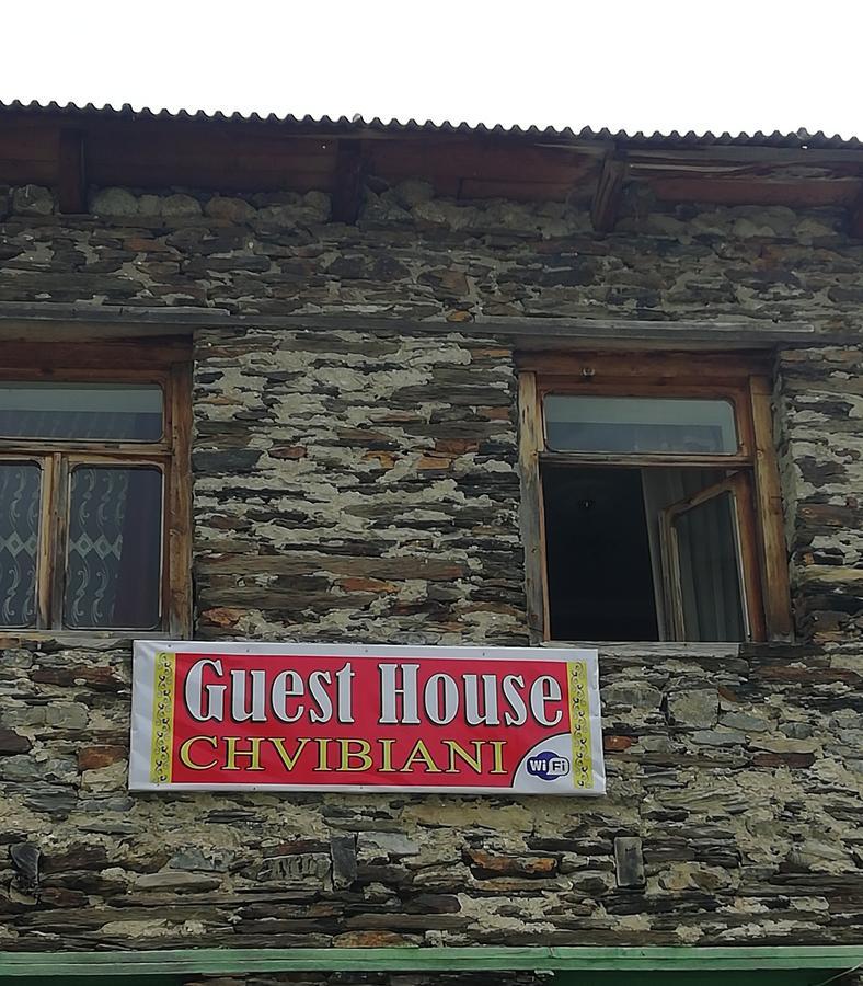 Chvibiani Guesthouse & Bar Ushguli Zewnętrze zdjęcie